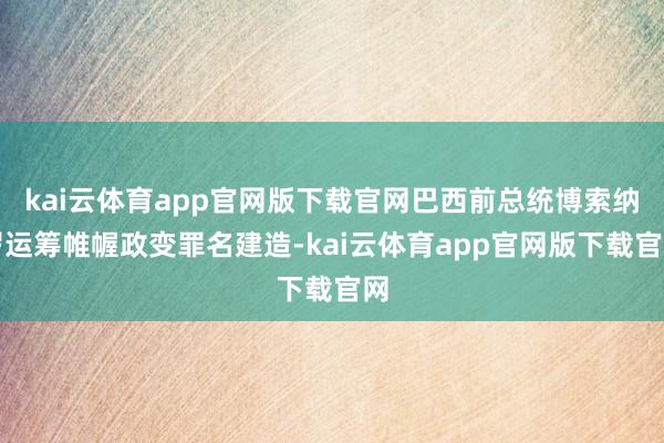 kai云体育app官网版下载官网巴西前总统博索纳罗运筹帷幄政变罪名建造-kai云体育app官网版下载官网